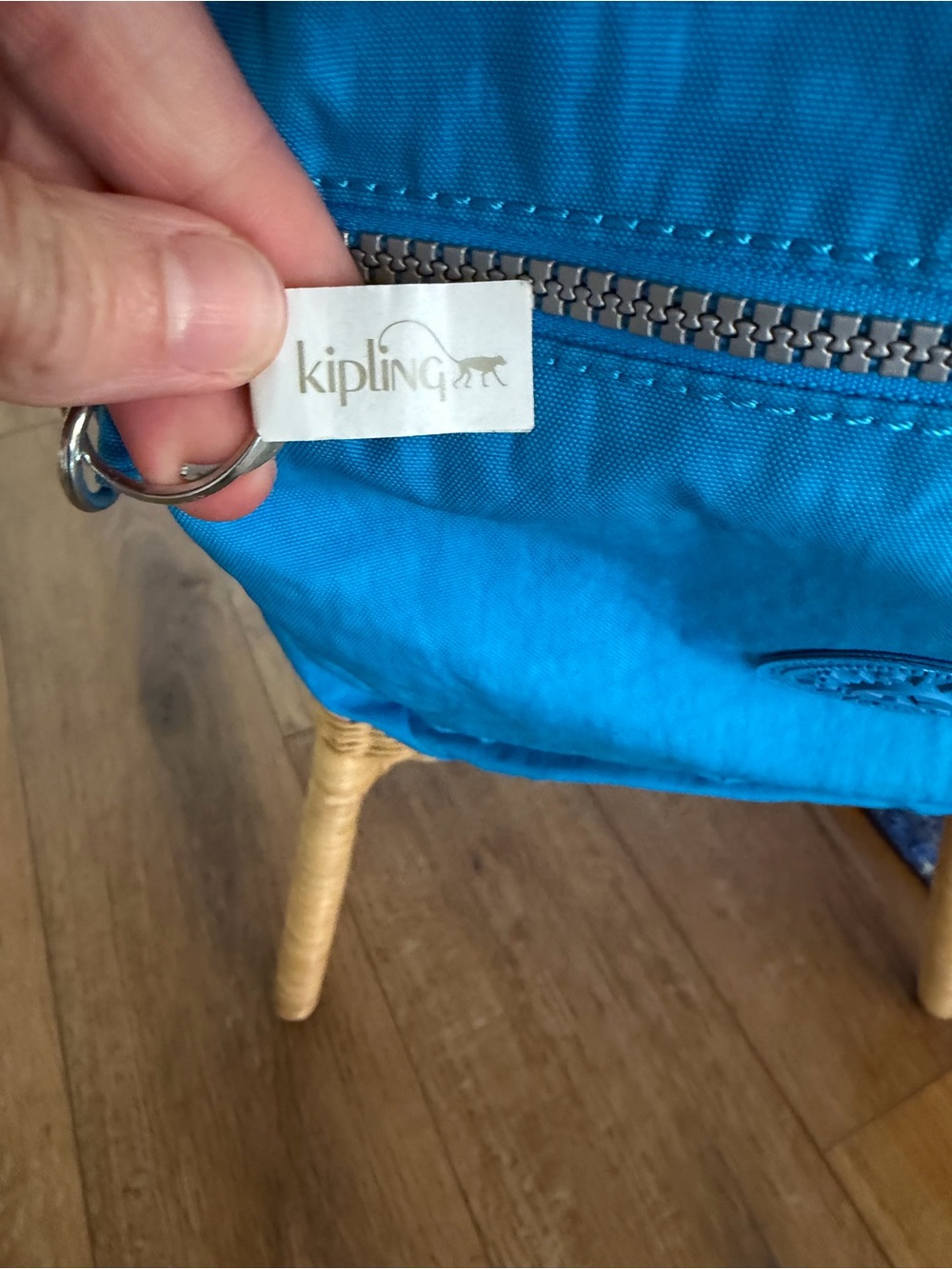 NWT Kipling Vibrant Teal Backpack - Zipper Organization 0SFA - Picture 2 of 15